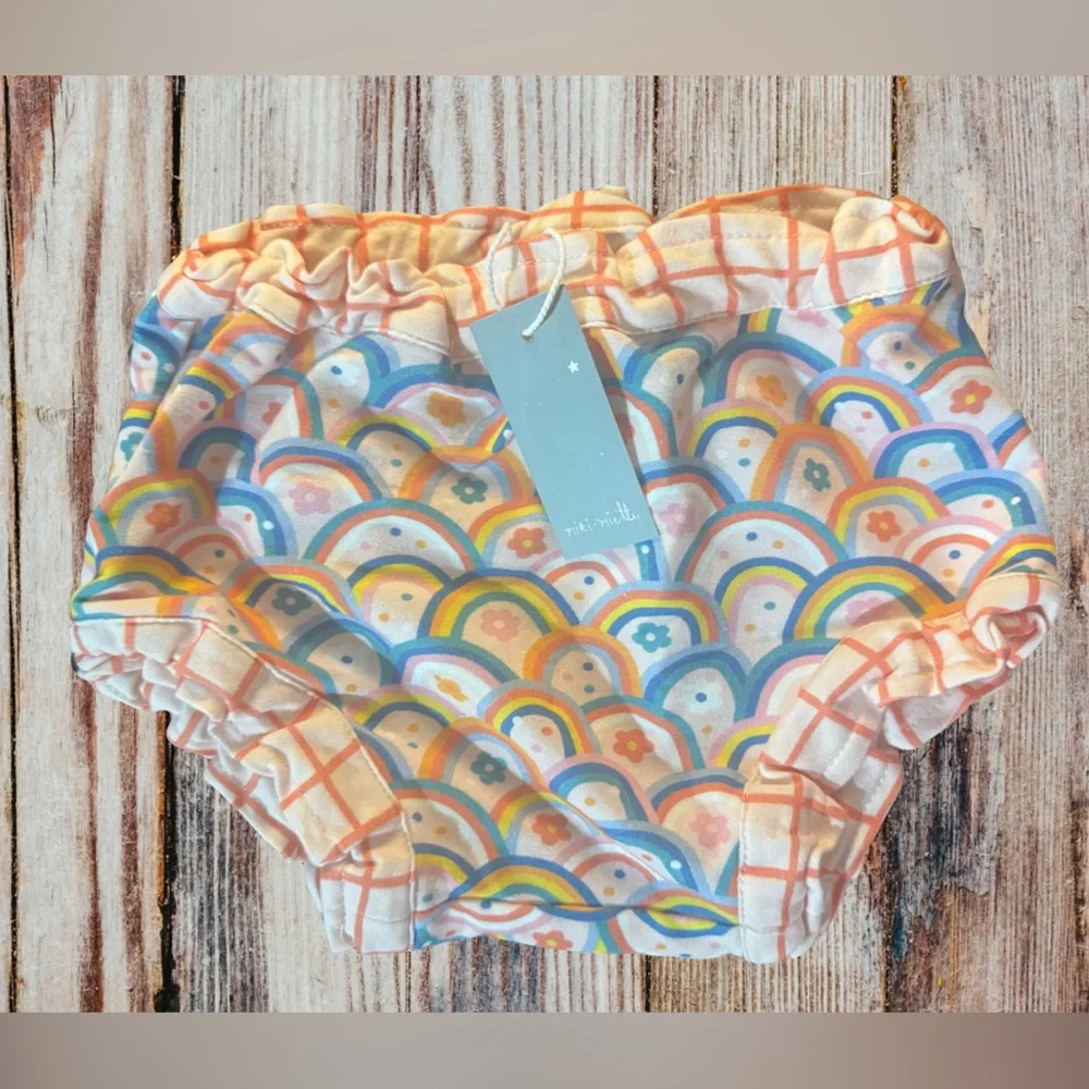 Orange and Blue Elastic Diaper Covers